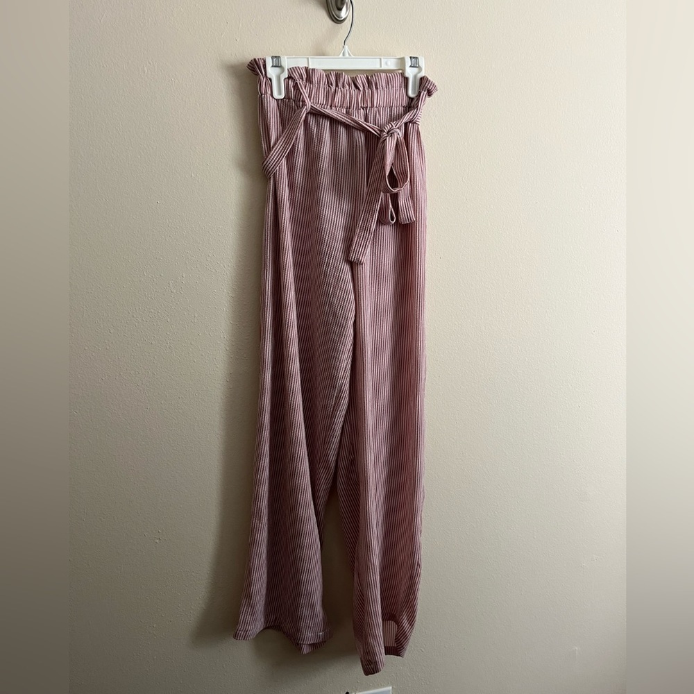 Striped Paperbag Pants